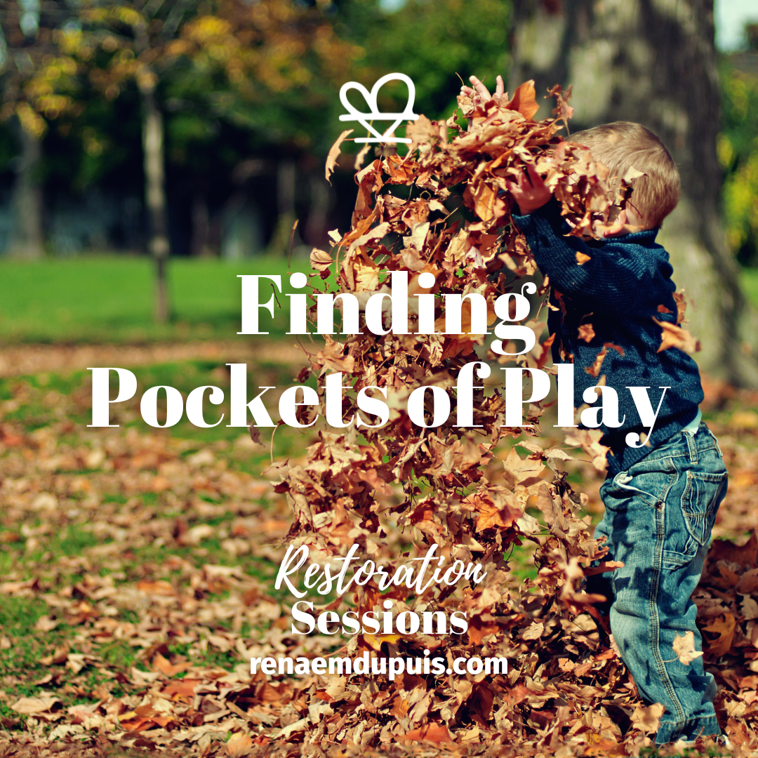 Finding Pockets of Play - Restoration Sessions - Nov 2025 - Renae M. Dupuis