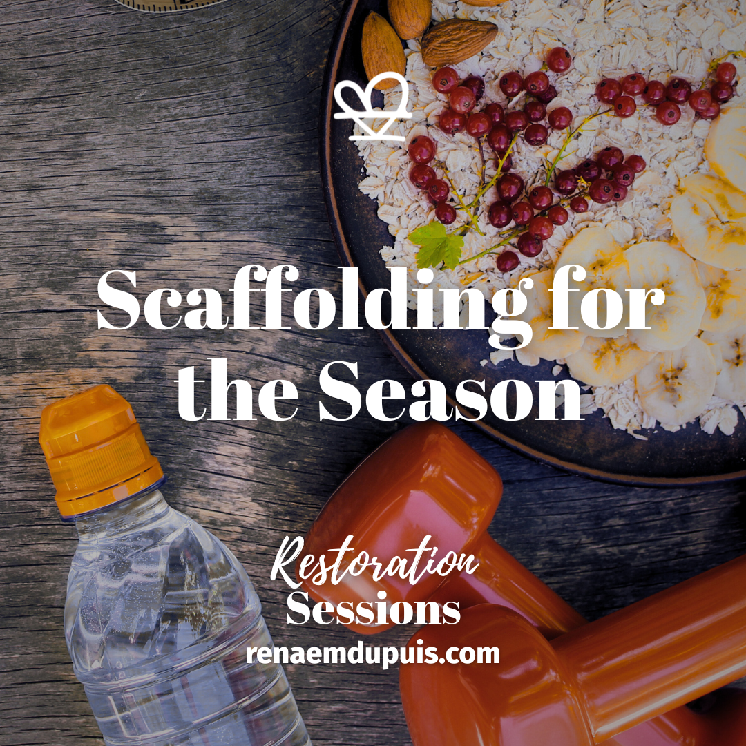 Scaffolding for the Season - Restoration Sessions - Nov 2025 - Renae M. Dupuis
