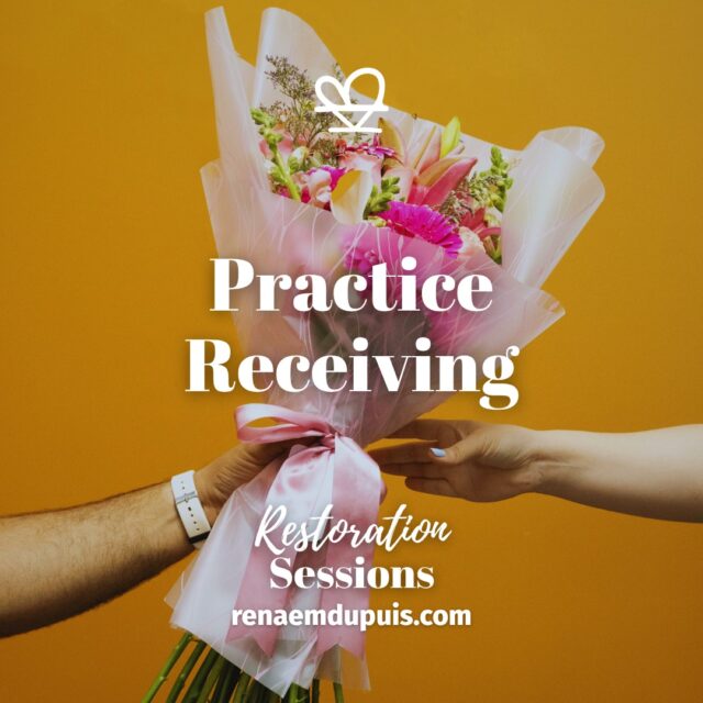 Receiving doesn’t require a performance. 💛

Practice Receiving: Let Support Land is a guided practice to receive without minimizing or switching into helper mode.

April Restoration Sessions — A Way Back to Yourself (and Others)

📅 Apr 16–18, 2026 • free + virtual • 48-hr replay

https://renaemdupuis.com/restoration-sessions/

#restorationsessions #receiving #nervoussystemsupport #healthyrelationships