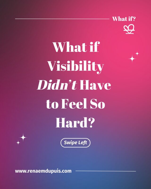 You don’t need to hustle harder.
You need a visibility strategy that honors your nervous system.

That’s exactly what I’m teaching this Friday during the Effortless Impact Summit Pre-Party:
✨ Compassionate Visibility: A Trauma-Informed Path to Expanding Your Presence in Business

Join me live at 10 am PDT on Friday, May 30, for practical steps to grow your reach with clarity and care.

Free ticket at link in bio - hope to see you there!

#CompassionateVisibility #YouAreWorthIt #WholePersonVisibility #RestorativeCompassion