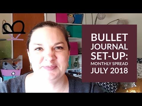 Bullet Journal Set-up | Monthly Spread [July 2018 Plan with Me]